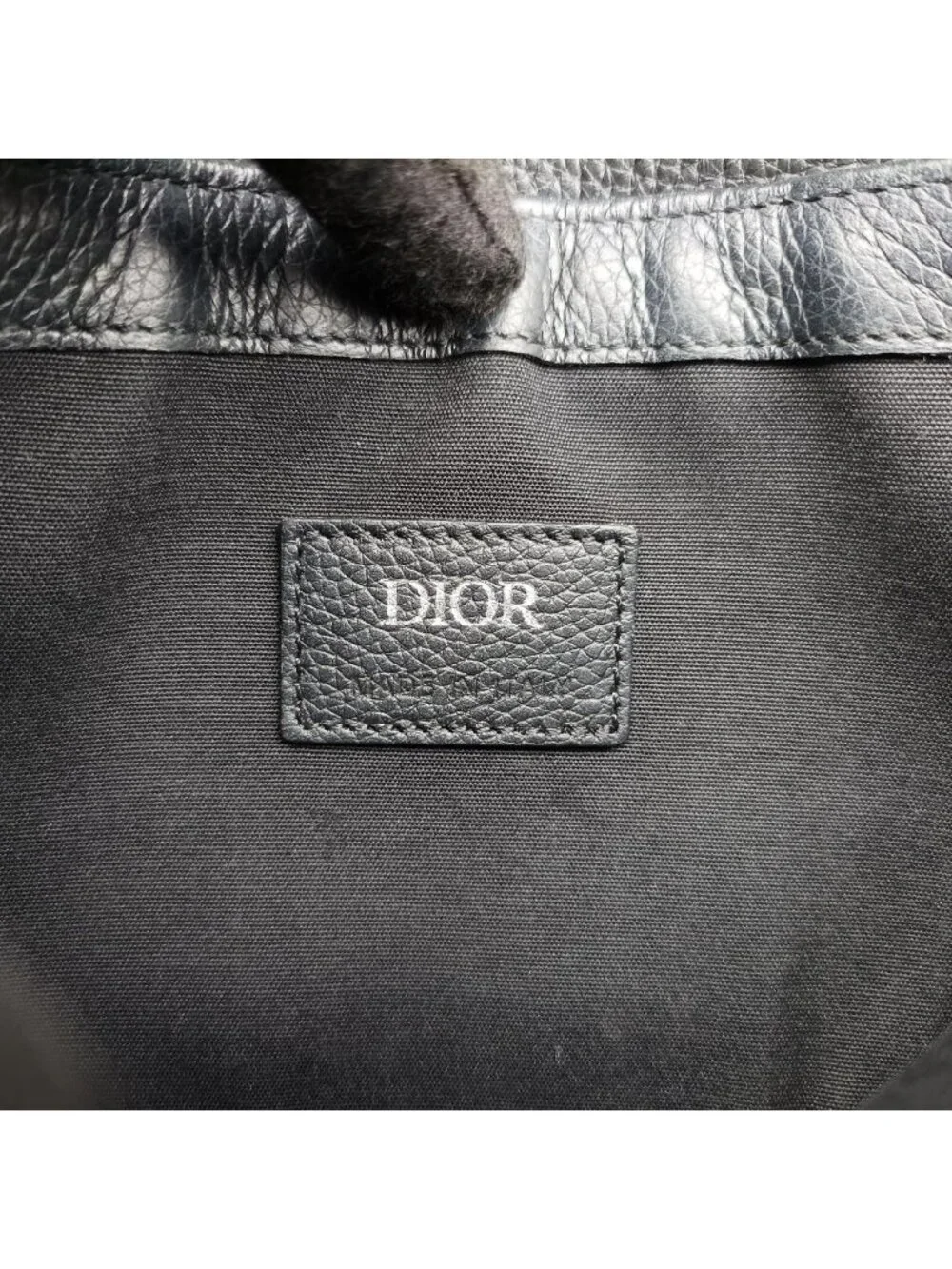 Dior Saddle Pouch Navy Black Jacquard
